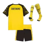 Kids Borussia Dortmund Home Jersey Full Kit 2025/26 - thejerseys