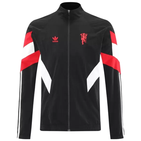 Manchester United Windbreaker Jacket Black 2025/26 - thejerseys