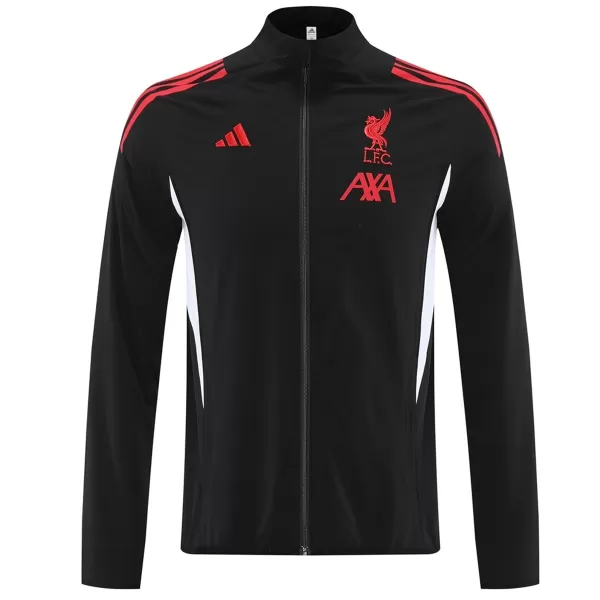 Liverpool Windbreaker Jacket Black 2025/26 - thejerseys