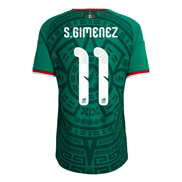 S.GIMENEZ #11 Mexico Home Match Jersey World Cup 2026 - thejerseys