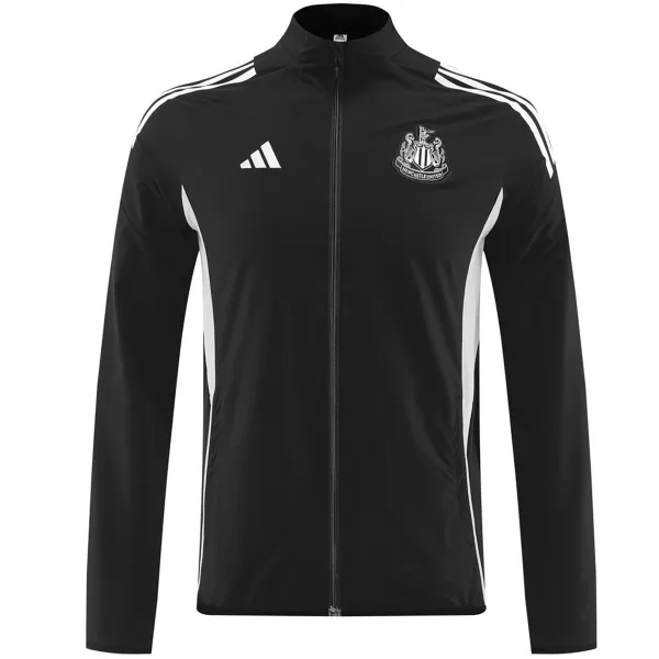 Newcastle United Windbreaker Jacket Black 2025/26 - thejerseys