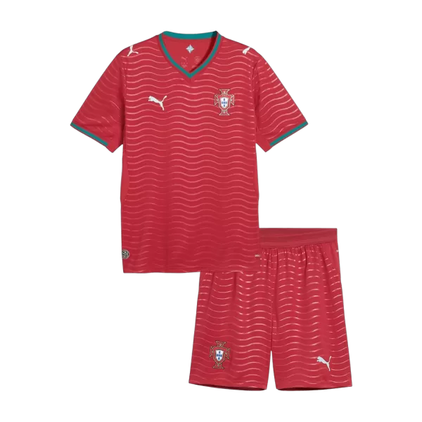 Kids Portugal Home Jersey Kit World Cup 2026 - thejerseys