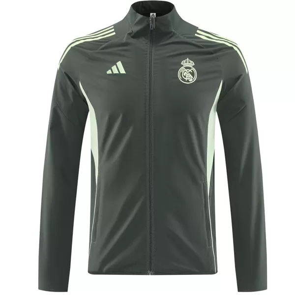 Real Madrid Windbreaker Jacket Green 2025/26 - thejerseys
