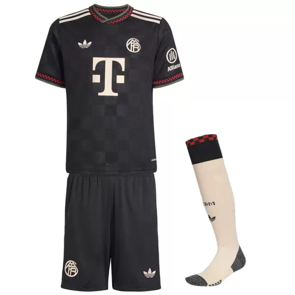 Kids Bayern Munich Third Jersey Full Kit 2025/26 - thejerseys