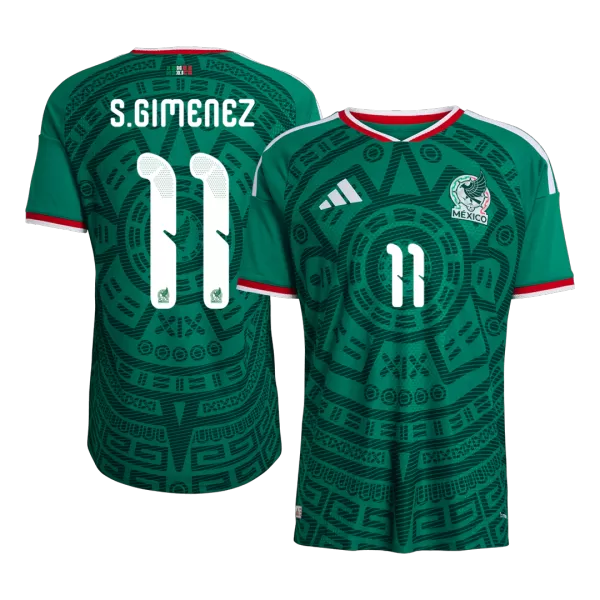 Mexico S.GIMENEZ #11 Home Match Jersey World Cup 2026 - thejerseys