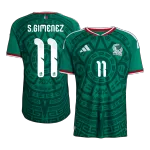 Mexico S.GIMENEZ #11 Home Match Jersey World Cup 2026 - thejerseys