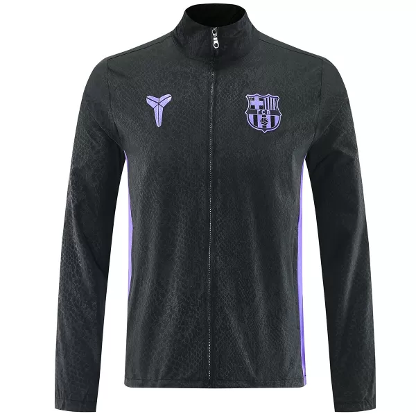 Barcelona x Kobe Bryant Windbreaker Jacket Black 2025/26 - thejerseys