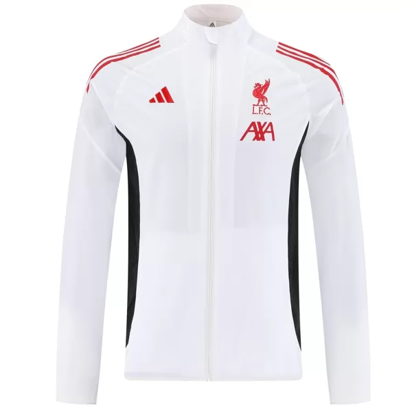 Liverpool Windbreaker Jacket White 2025/26 - thejerseys