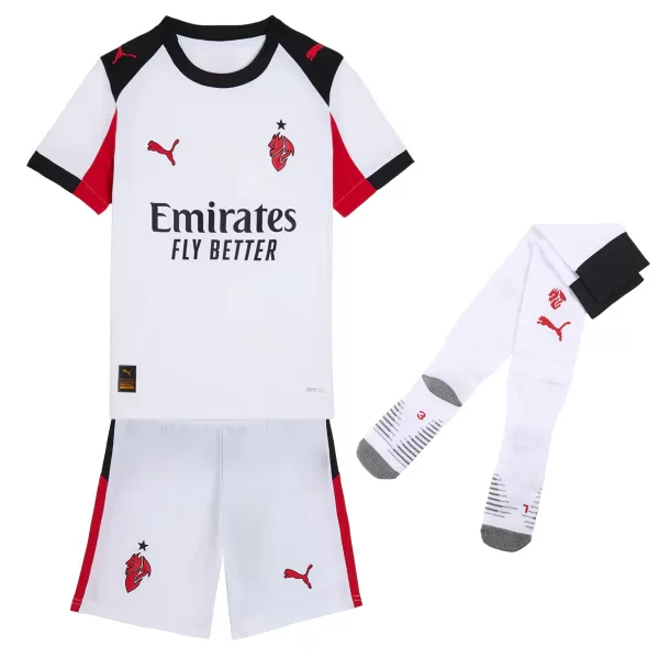 Kids AC Milan Away Jersey Full Kit 2025/26 - thejerseys
