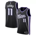 Men's Sacramento Kings Domantas Sabonis #11 Black Swingman Jersey - Icon Edition - thejerseys
