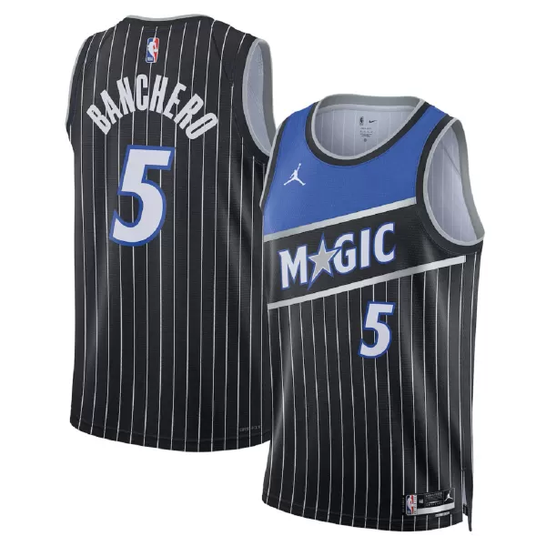 Men's Orlando Magic Paolo Banchero #5 Black Swingman Jersey - Statement Edition - thejerseys