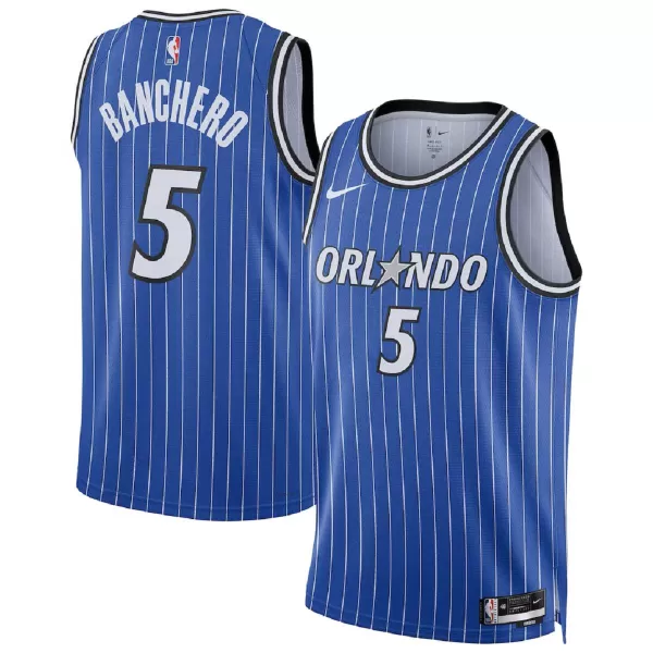 Men's Orlando Magic Paolo Banchero #5 Blue Swingman Jersey - Icon Edition - thejerseys