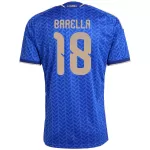 BARELLA #18 Italy Home Jersey World Cup 2026 - thejerseys