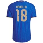 BARELLA #18 Italy Home Match Jersey World Cup 2026 - thejerseys