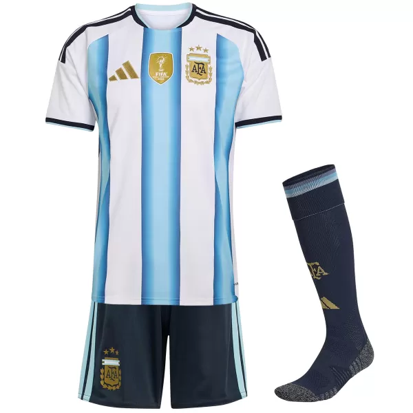Kids Argentina Home Jersey Kit World Cup 2026 - thejerseys
