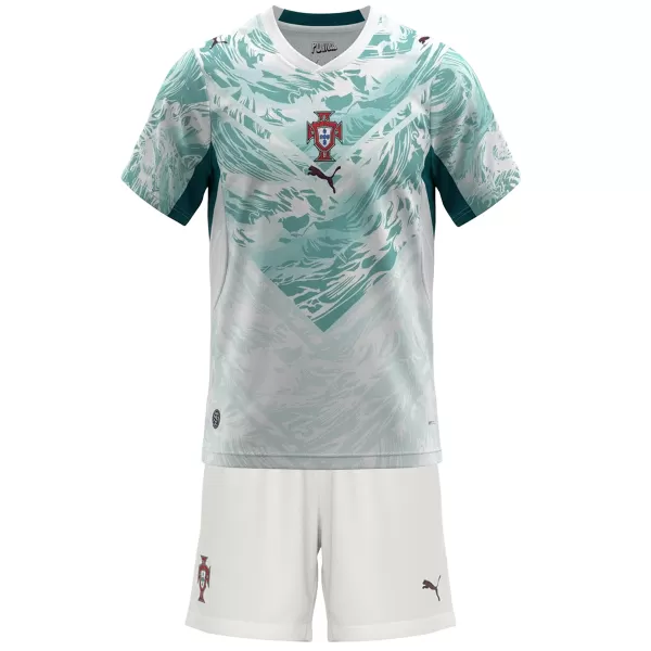 Kids Portugal Away Jersey Kit World Cup 2026 - thejerseys
