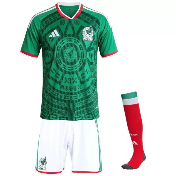 Kids Mexico Home Jersey Full Kit World Cup 2026 - thejerseys