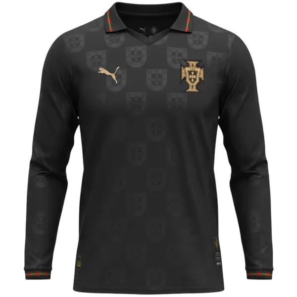 Portugal 'Black Panther' Special Edition Long Sleeve Jersey 2026 - thejerseys