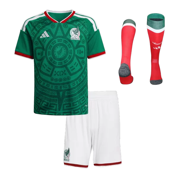 Kids Mexico Home Jersey Kit 2025/26 - thejerseys