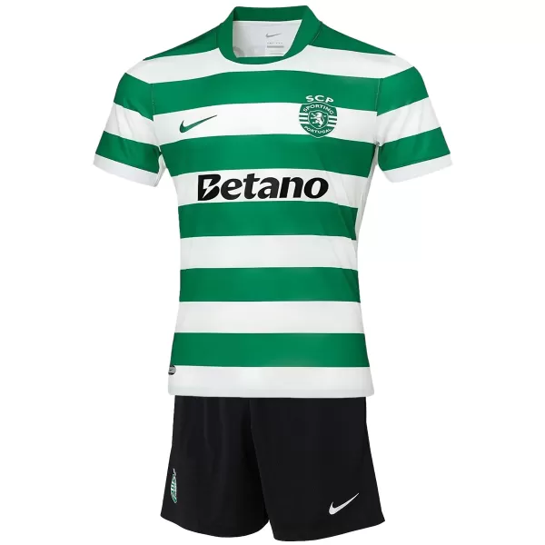 Kids Sporting CP Home Jersey Kit 2025/26 - thejerseys