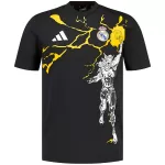 Real Madrid x Marvel T-Shirt 2025/26 Black - thejerseys