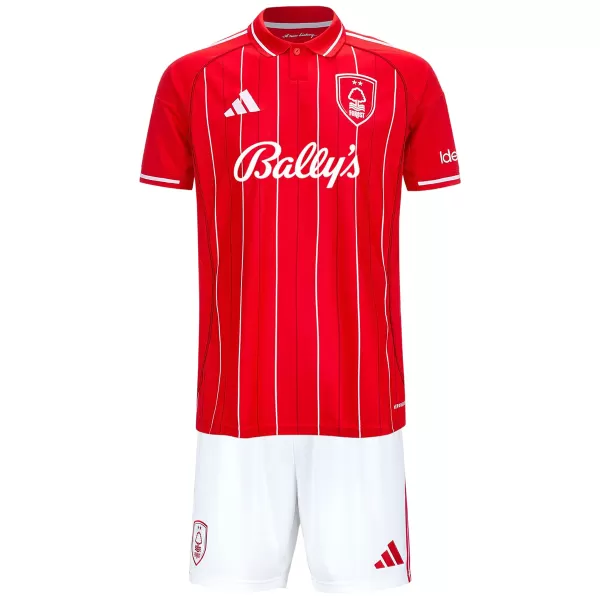 Kids Nottingham Forest Home Jersey Kit 2025/26 - thejerseys