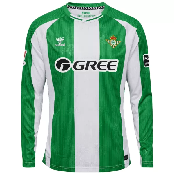Real Betis Home Long Sleeve Jersey 2025/26 - thejerseys