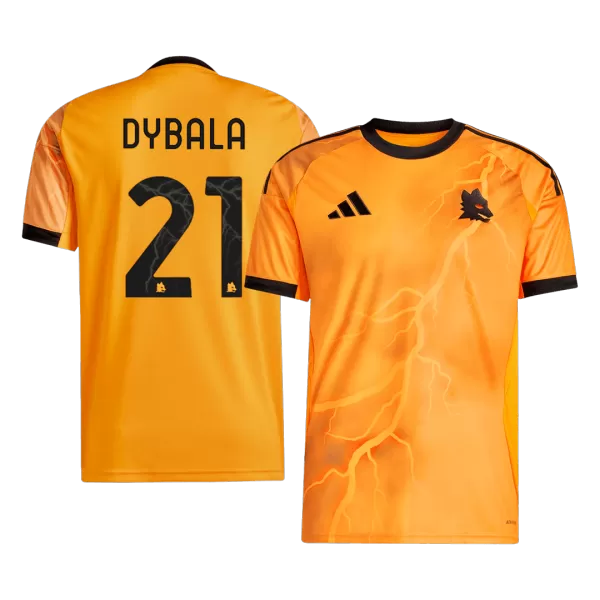 DYBALA #21 Roma Away Jersey 25/26 Orange - thejerseys