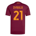 DYBALA #21 Roma Home Soccer Jersey 2025/26 Red - thejerseys