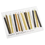 Custom Candle Birthday Card Brown - thejerseys