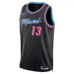 Unisex Miami Heat Bam Adebayo #13 Black Swingman Jersey 2025/26 - City Edition - thejerseys