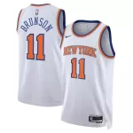 Unisex New York Knicks Jalen Brunson #11 White Swingman Jersey - Association Edition - thejerseys