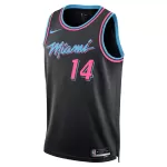 Unisex Miami Heat Tyler Herro #14 Black Swingman Jersey 2025/26 - City Edition - thejerseys