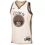 Unisex Golden State Warriors Stephen Curry #30 Nike Tan 2025/26 Swingman Jersey - City Edition - thejerseys