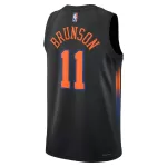 Unisex New York Knicks Jalen Brunson #11 Black Swingman Jersey - Statement Edition - thejerseys