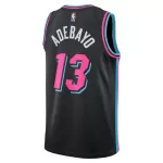 Unisex Miami Heat Bam Adebayo #13 Black Swingman Jersey 2025/26 - City Edition - thejerseys