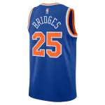 Unisex New York Knicks Mikal Bridges #25 Blue Swingman Jersey - Icon Edition - thejerseys
