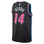 Unisex Miami Heat Tyler Herro #14 Black Swingman Jersey 2025/26 - City Edition - thejerseys