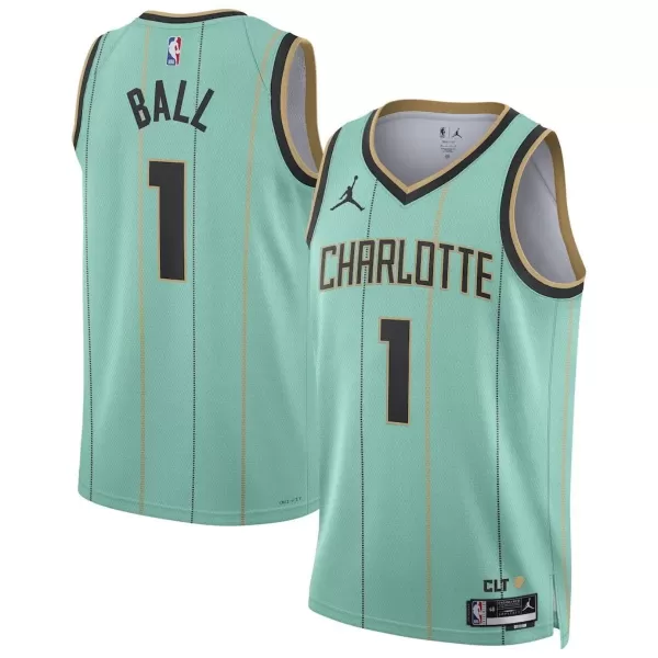 Unisex Charlotte Hornets LaMelo Ball #1 Mint Swingman Jersey - City Edition - thejerseys