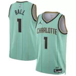 Unisex Charlotte Hornets LaMelo Ball #1 Mint Swingman Jersey - City Edition - thejerseys