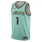 Unisex Charlotte Hornets LaMelo Ball #1 Mint Swingman Jersey - City Edition - thejerseys