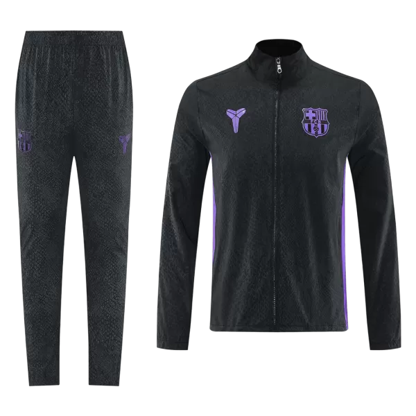 Barcelona Training Jacket Kit(Jacket+Pants) Black 2025/26 - thejerseys