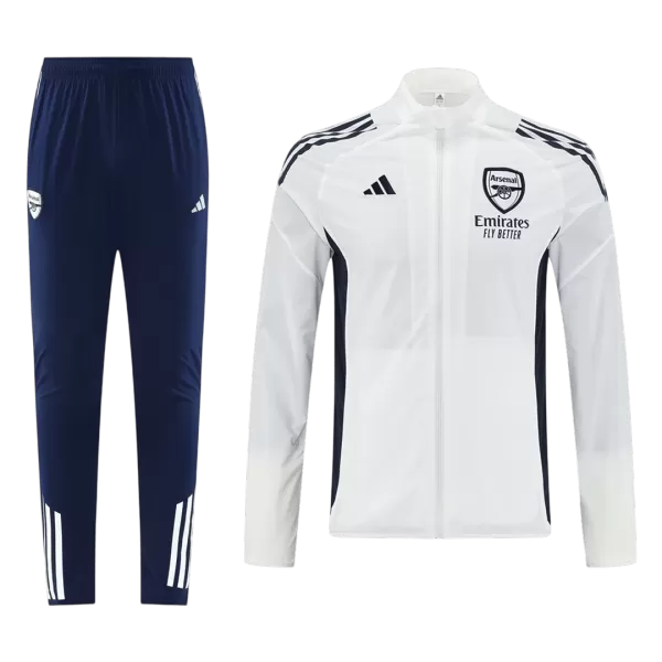 Arsenal Training Jacket Kit(Jacket+Pants) White 2025/26 - thejerseys