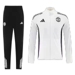 Manchester United Training Jacket Kit(Jacket+Pants) White 2025/26 - thejerseys