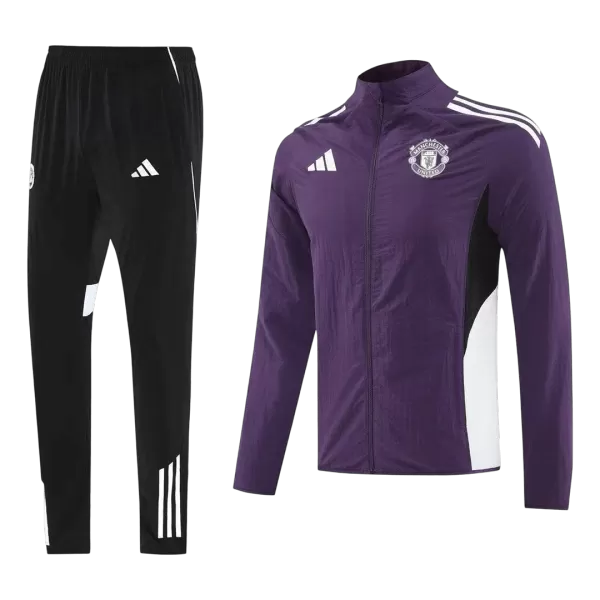 Manchester United Training Jacket Kit(Jacket+Pants) Purple 2025/26 - thejerseys