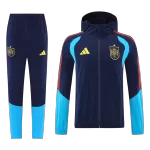 Spain Training Jacket Kit(Jacket+Pants) Blue&Black 2026 - thejerseys
