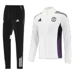 Manchester United Training Jacket Kit(Jacket+Pants) White 2025/26 - thejerseys