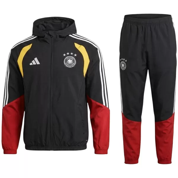 Germany Windbreaker Hoodie Kit(Jacket+Pants) Black 2026 - thejerseys