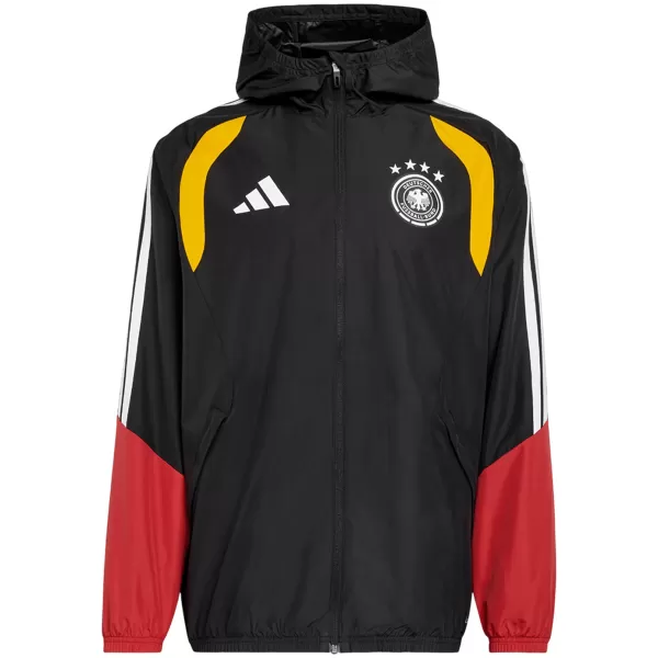Germany Windbreaker Hoodie Jacket Red&Black 2026 - thejerseys