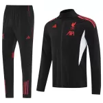 Liverpool Windbreaker Kit(Jacket+Pants) Black 2025/26 - thejerseys